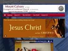 Tablet Screenshot of mtcalvarylutheran.org